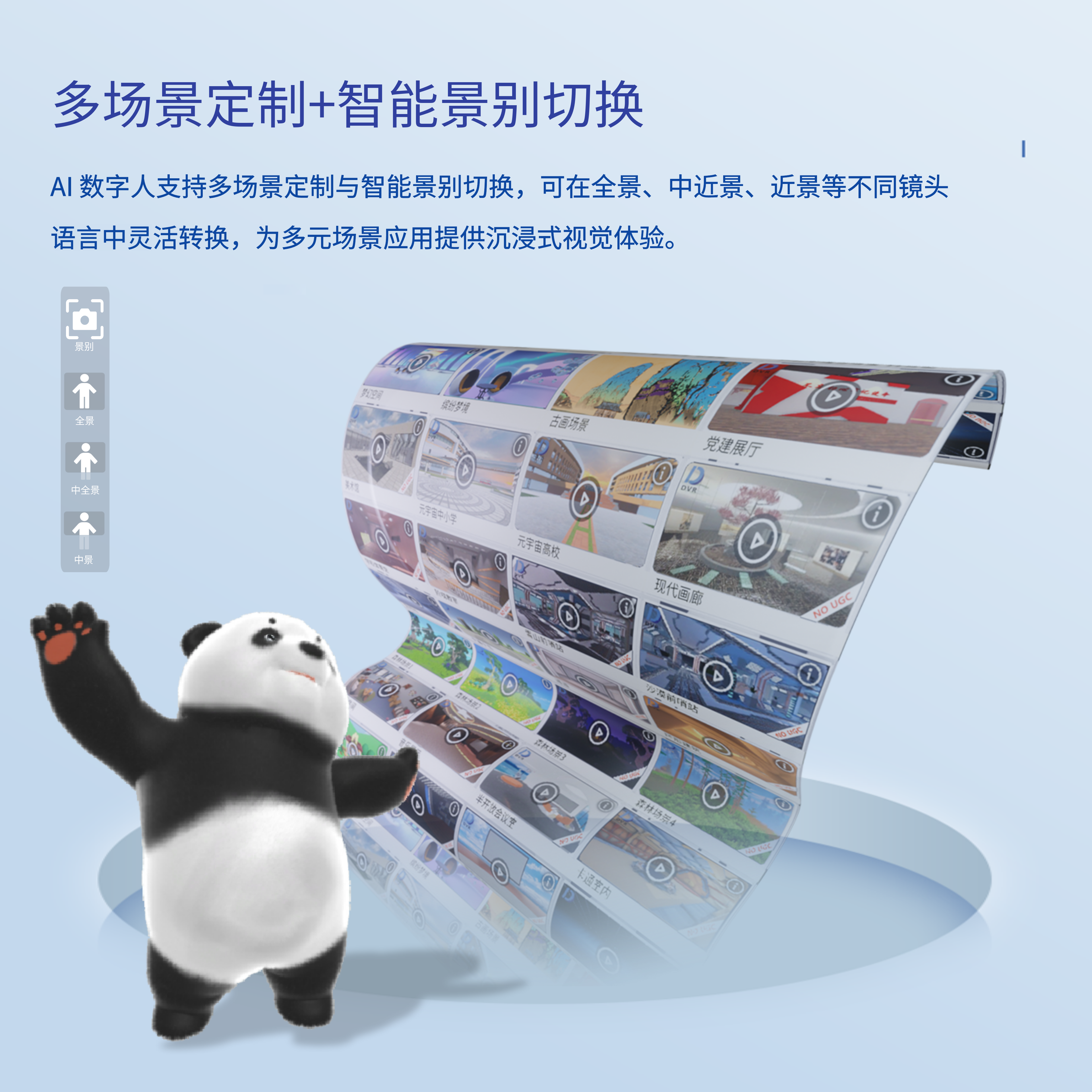 多场景定制+智能景别切换